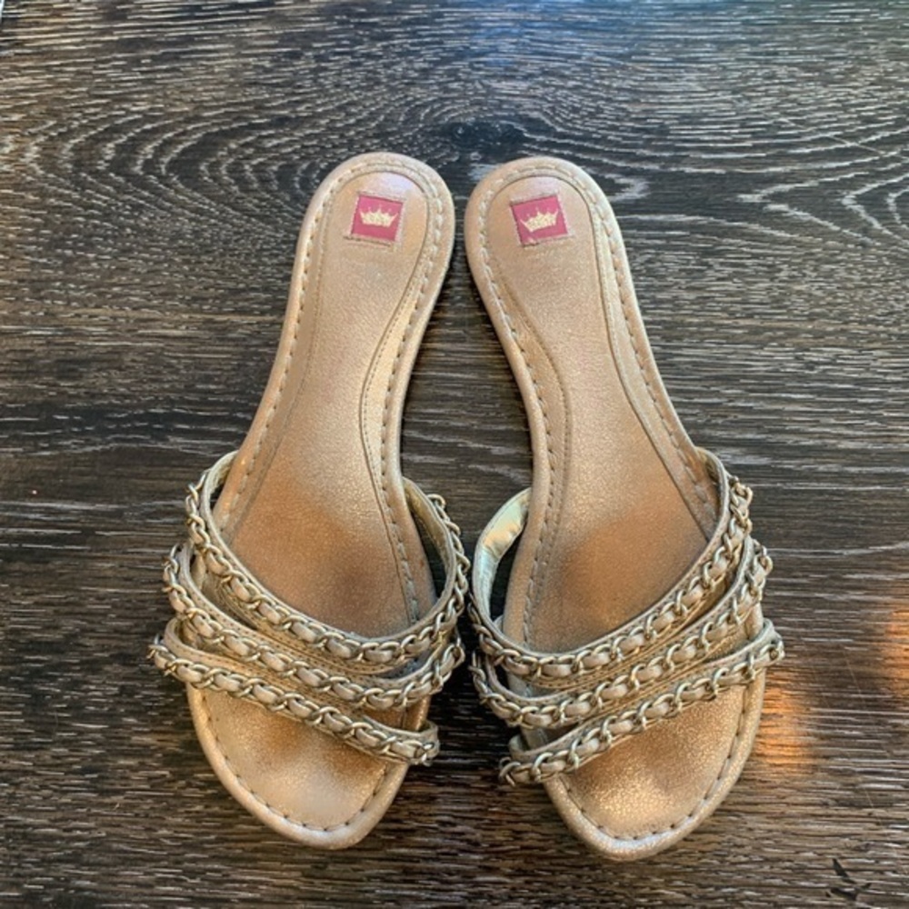 Elaine Turner Braided Strappy Slides